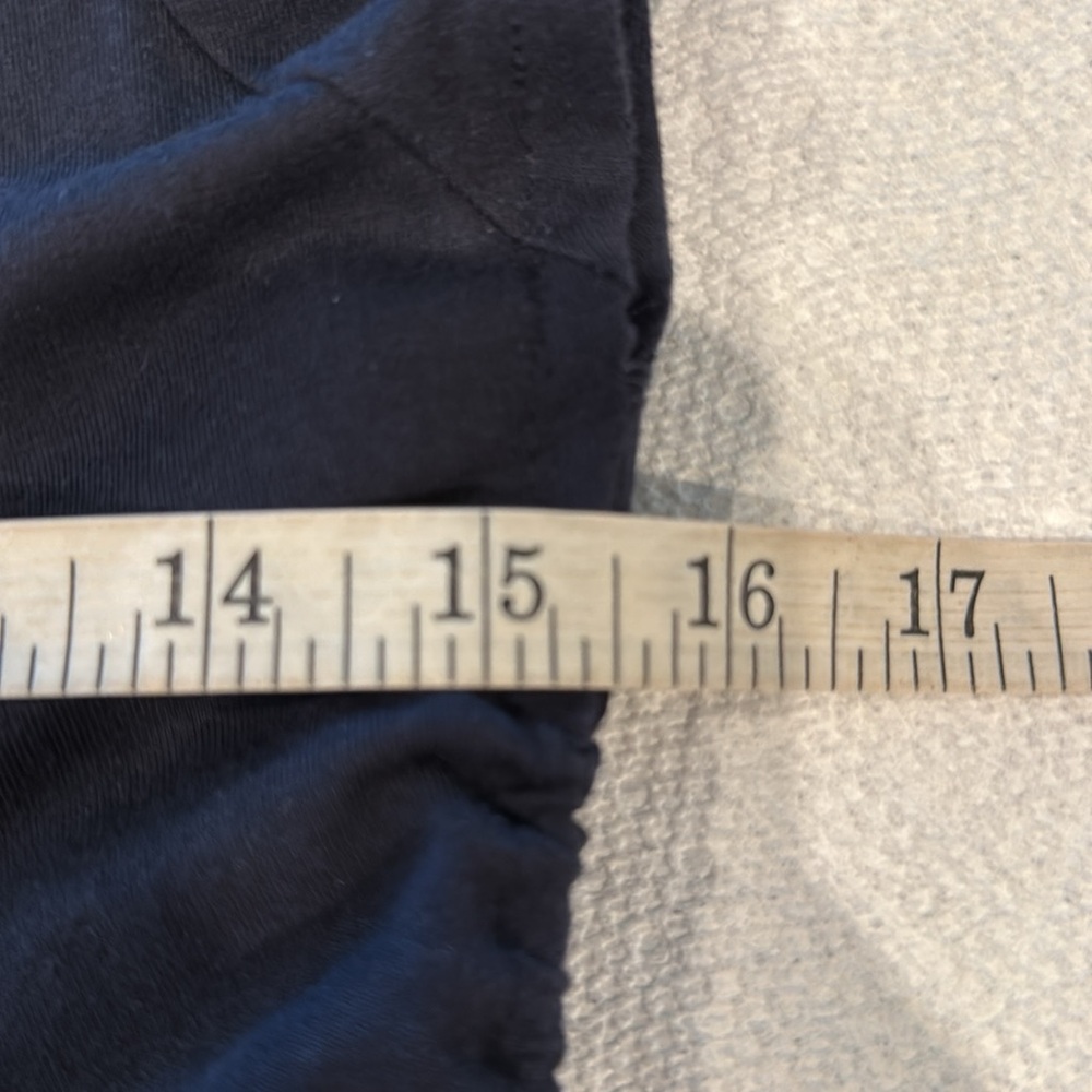 Athleta Apres Navy Side Ruched Dress Size Small - Picture 9 of 14